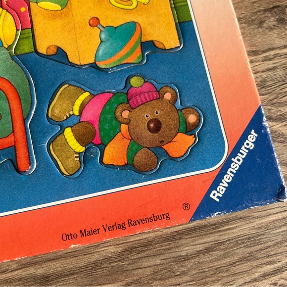 Vintage 1987 Ravensburger Puzzle In the Evening 5 pcs. made in Germany - Picture 9 of 10